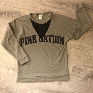 PINK VICTORIA'S SECRET WOMEN'S SWEATSHIRT